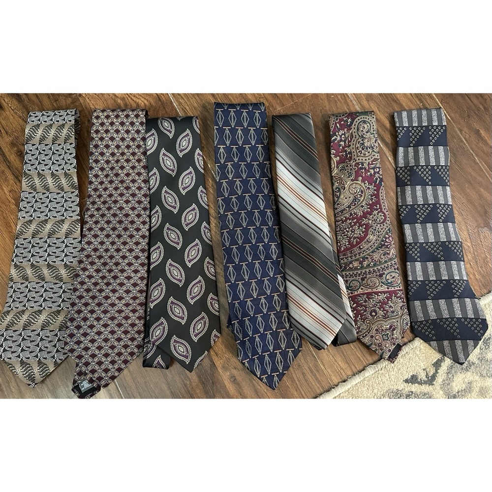 vintage necktie lot Assorted Brands
